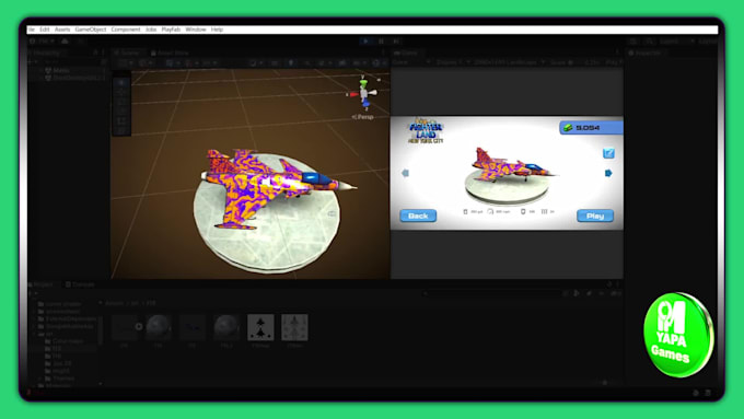 be your game developer for unity 3d full project