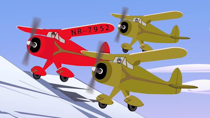 create a 2d cartoon animation video for you
