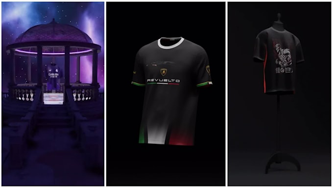 make an engaging 3d t shirt animation