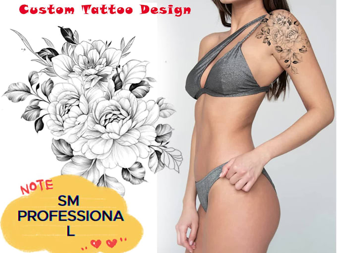 draw your minimal tattoo design with a real tattoo artist