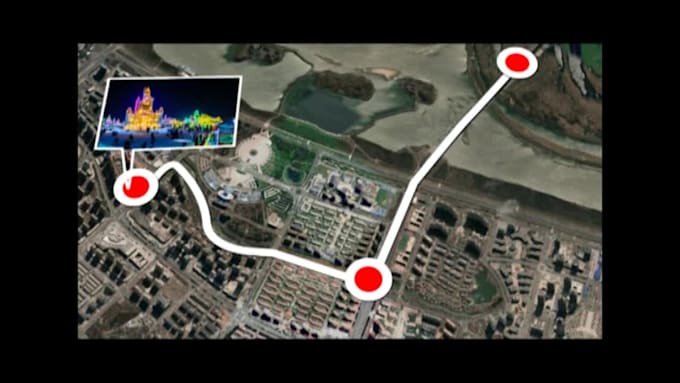 create cinematic video in your google earth location