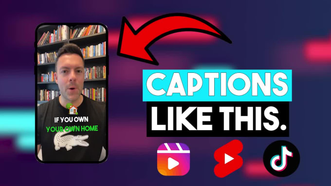 Edit Tik Tok Videos Instagram Reels With Engaging Subtitles By Ericscene77 Fiverr 3326