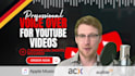 be the german voice over for your youtube video
