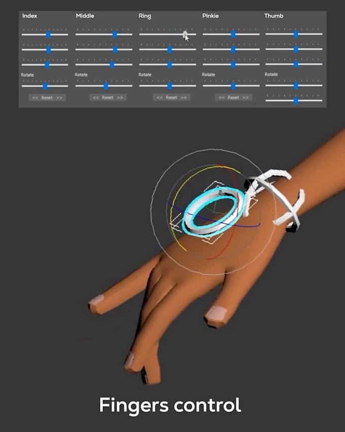 rig 3d stylize character, 3d model rigging in maya, unreal, blender for games