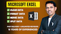 clean data in excel, merge, split and automate excel data