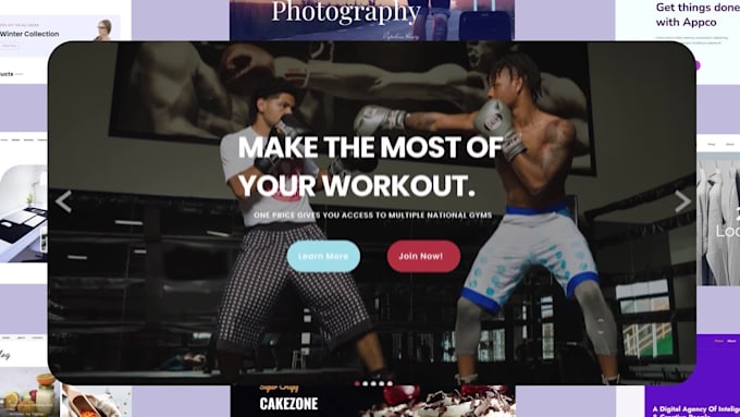 develop an eye catching website