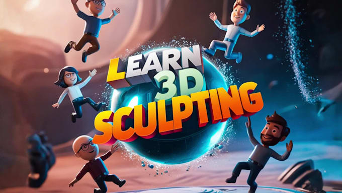 teach you 3d sculpting
