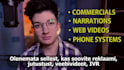 record pro female voice over in english or estonian for youtube, ad, IVR, promo