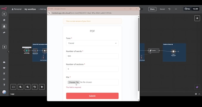 develop n8n automation workflow