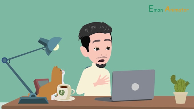 create 2d storytelling video or 2d animated explainer video