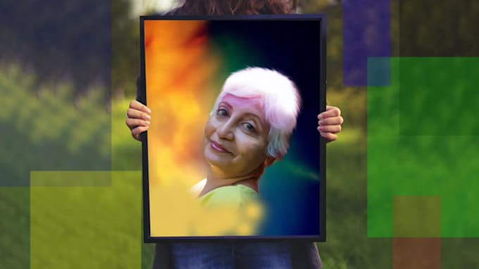 draw digital oil painting portrait