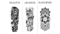 create professional custom tattoo design, tattoo sleeve
