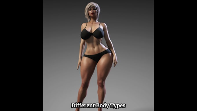 create nsfw or sfw 3d characters and artworks