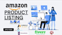 create amazon  product listing optimization, amazon fba product listing creation