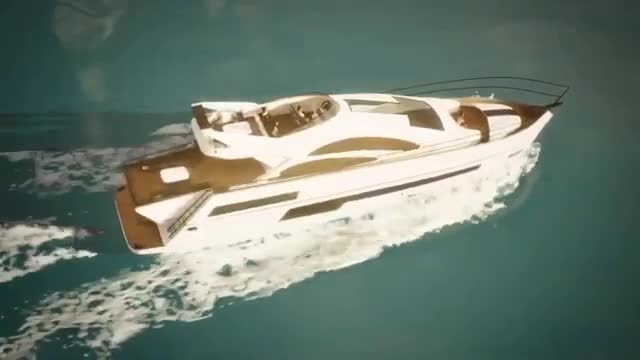 Render cgi 3d boat animation, 3d ship rigging, 3d yacht model and ...