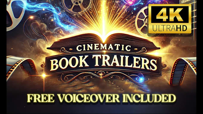 create your 4k cinematic movie style book trailer