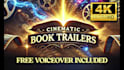 create your 4k cinematic movie style book trailer
