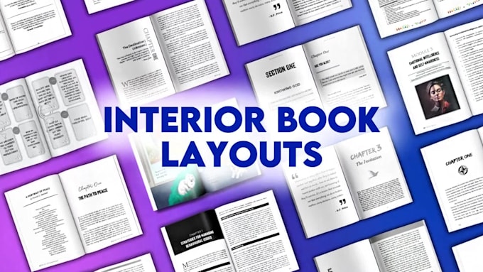 do book formatting, layout design for amazon KDP