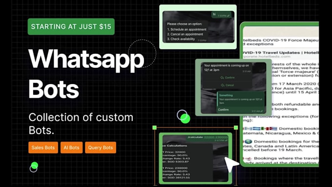custom whatsapp bot for you