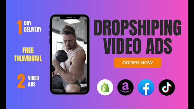 create dropshipping video ads