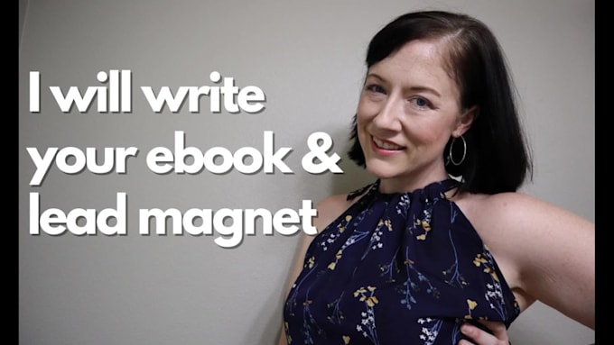 research and write a professional ebook or lead magnet