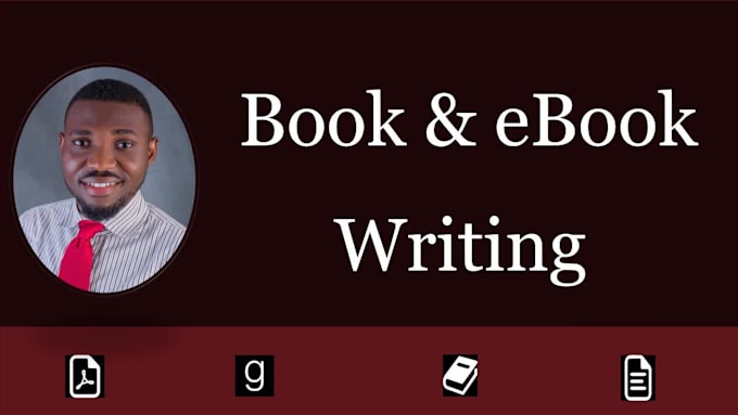 be your ghostwriter and ebook writer