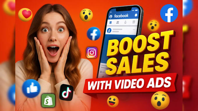 create shopify facebook video ads dropshipping products and tik tok video ads