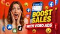 create shopify facebook video ads dropshipping products and tik tok video ads