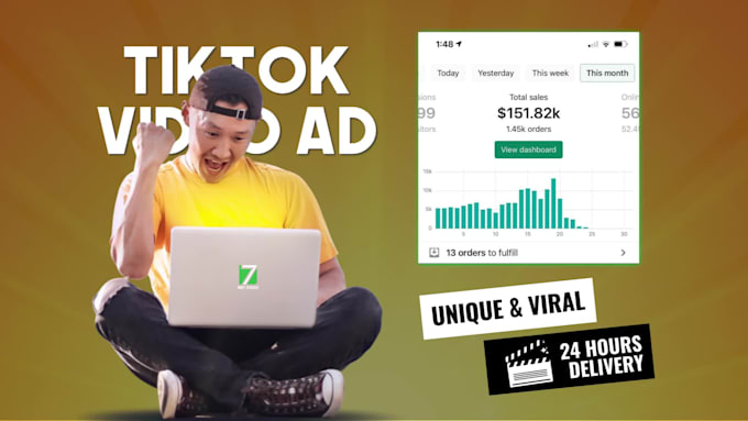 create dropshipping video ads for tiktok ads or facebook ads