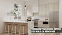 design bathroom, kitchen, living interior and 3d rendering