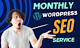 do wordpress onpage SEO and technical optimization for your website