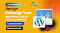 design  a professional wordpress business website design and redesign website