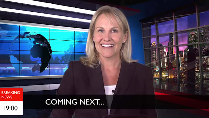 create a breaking news video
