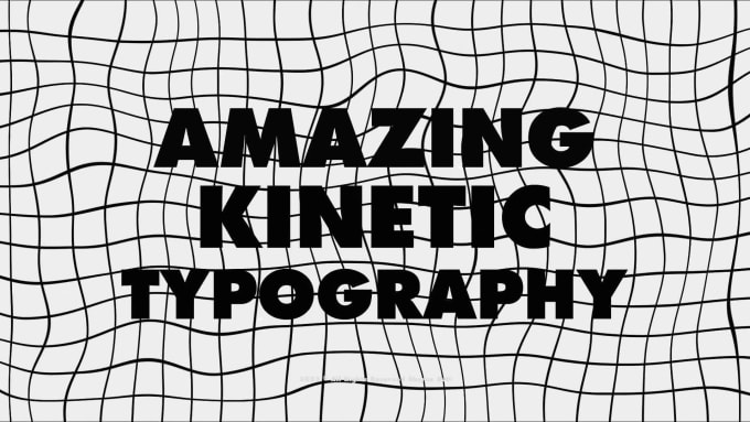 Professional Kinetic Typography Titles Animated Video