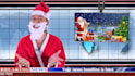 wish you a merry christmas by santa claus