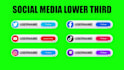 create social media lower third animation