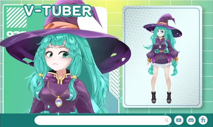 design and rig high quality vtuber live2d model