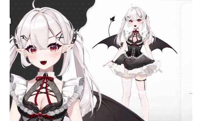 Rig vtuber model 2d vtuber model, live2d anime vtuber by Smart_jhayy ...