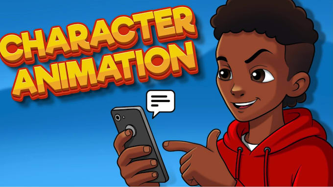 create 2d character animation and 2d cartoon animated video