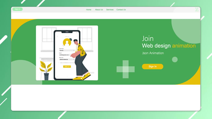 Create animated lottie json or ui for apps website and icons by Izaryab ...