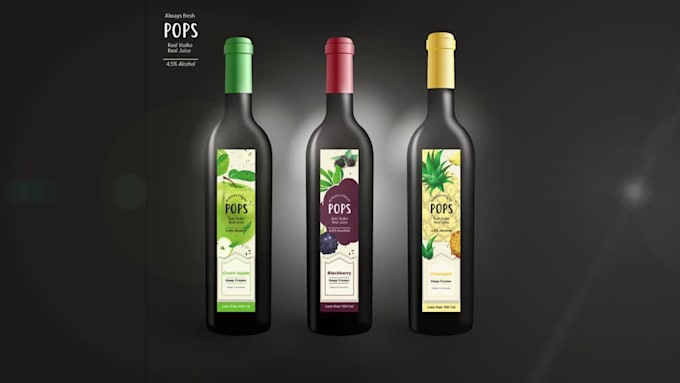do packaging design and label design