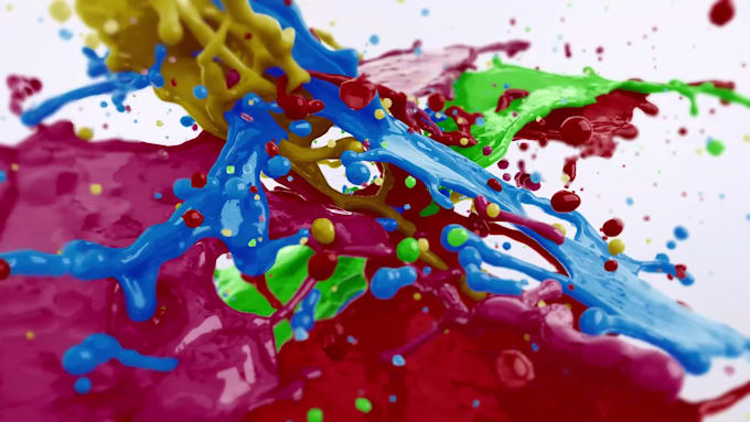 create professional 3d water logo animation