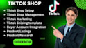 set up tiktok shop, manage tiktok shop and tiktok shop va