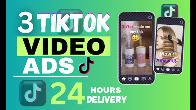 create viral tik tok video ads, facebook ads, dropshipping tiktok ads