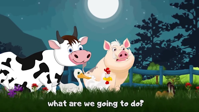 create animated  videos for children