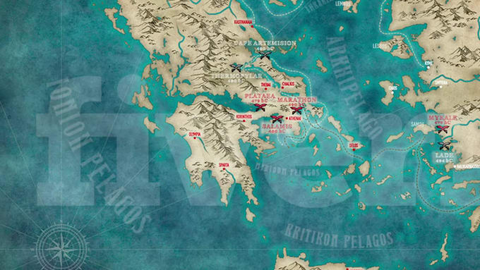 design amazing custom fantasy or historic map