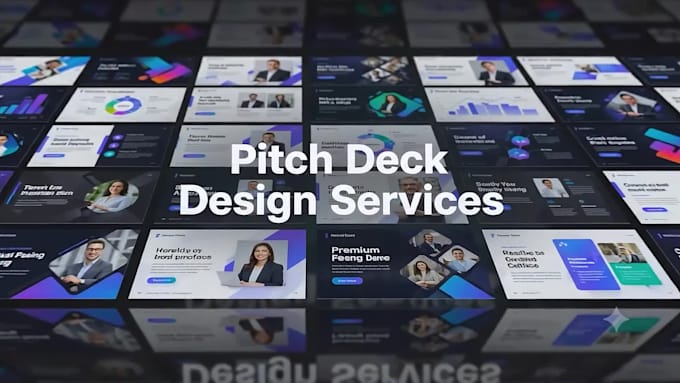 design powerpoint presentation, pitch deck, google slides and canva