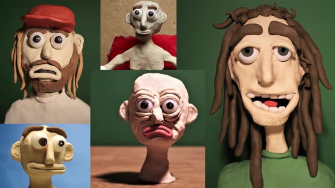 create a professional claymation stop motion animation