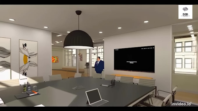 generate a 2d plan to 3d floorplan visualization