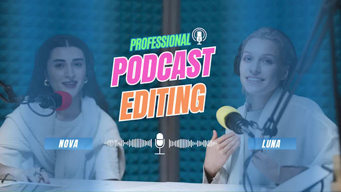 professionally edit multi camera podcast and videos